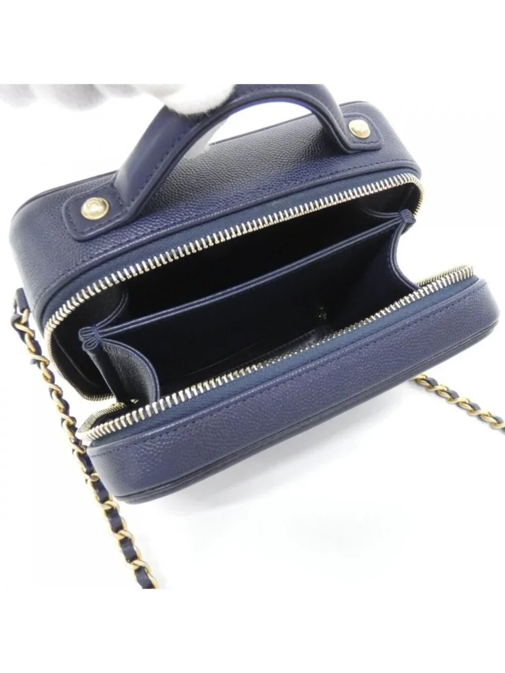 Chanel Bag Handbag Navy